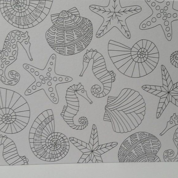 Adult Coloring Color Your Own Postcard Car Beach - Picture 5 of 9